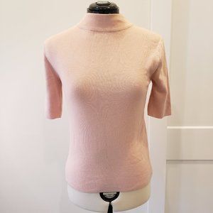 ENNYLUAP Light Pink Turtle Neck Sweater Size Large